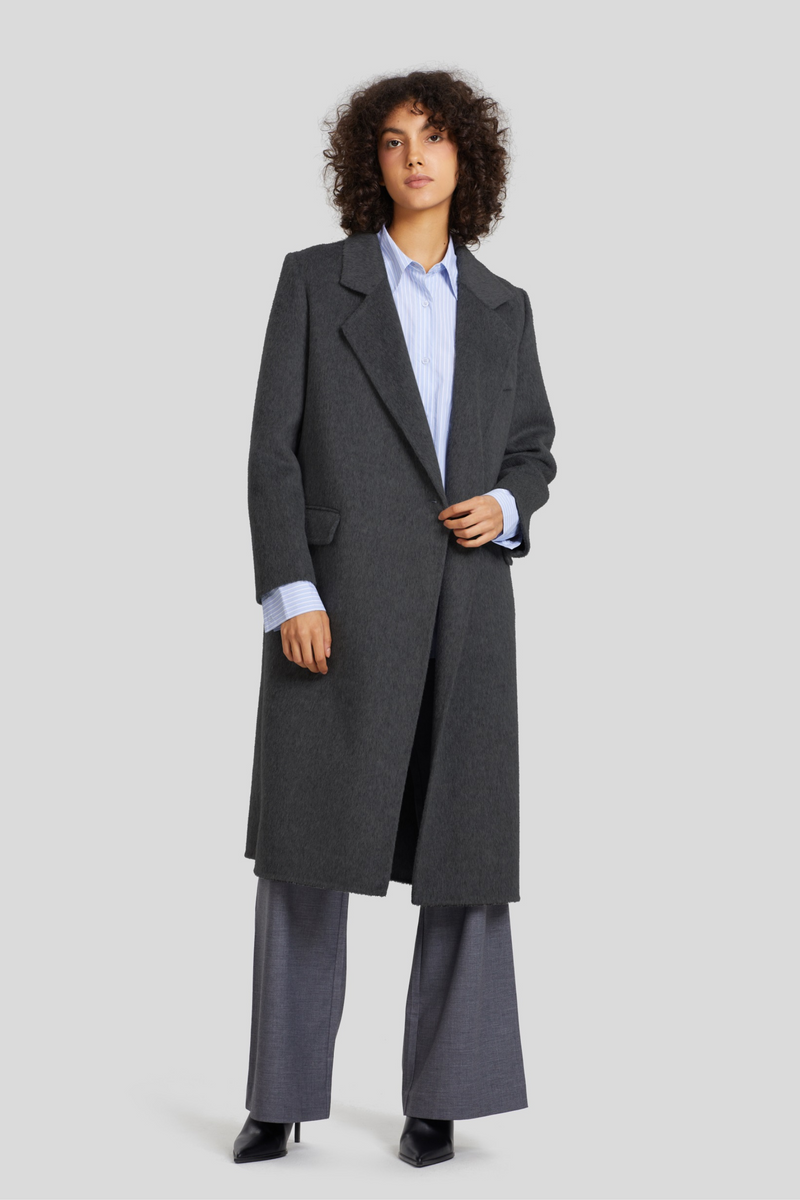 Aries Wool Coat チャコール　ノーカラージャケット　※新品未使用 2024-01-16T140918.